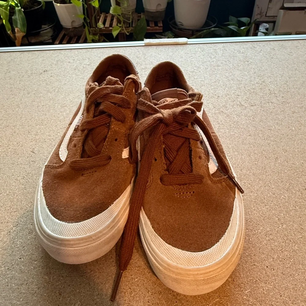 Vans Brown Suede Sneakers